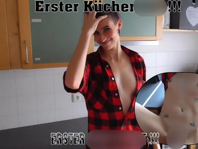 Mein erster Sex in der Küche!!! und mein erster Pussy-Shot!!!
