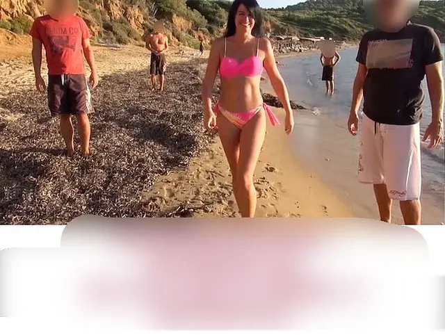 Spontan geiler Massen-Frei-Fick am Hotel Strand,