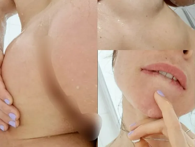 Hot latina showering on Sunday morning ????