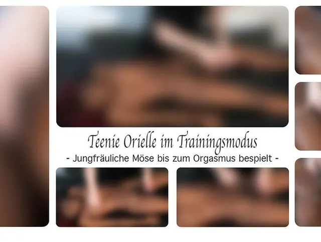 Teenie Orielle im Trainingsmodus - Jungfräuliche Möse bis zum Orgasmus bespielt