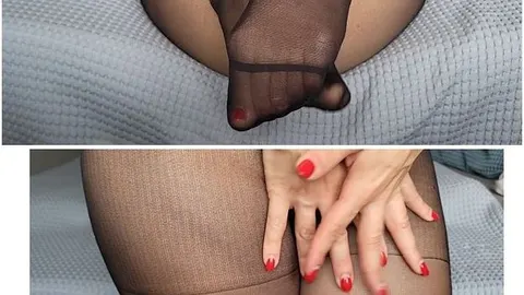 Heiß geliebte Nylonmuschi