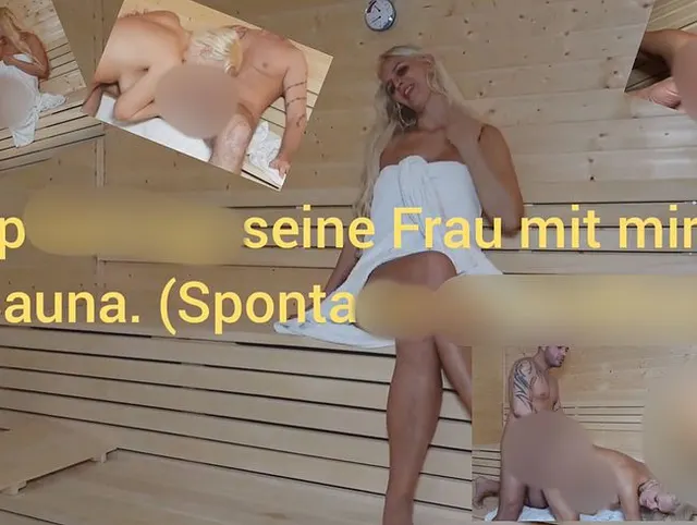 Typ betrügt seine Freundin in der öffentlichen Sauna mit mir!!!