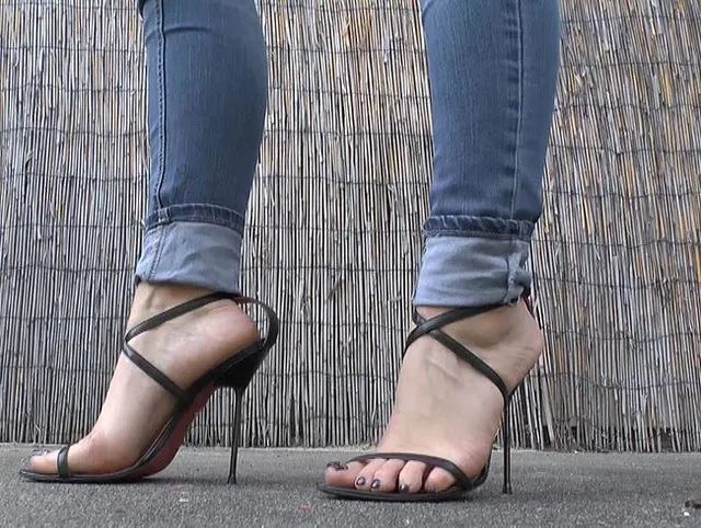 Posing in Stilettos