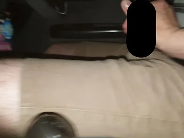 naughty wank in the car