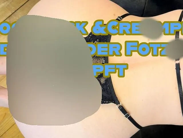 Doggy gefickt & Creampie tropft aus der Fotze