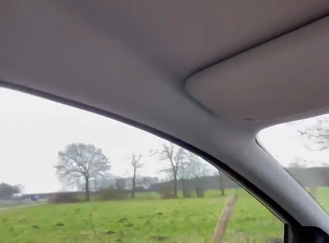 Zwischenstopp im Auto