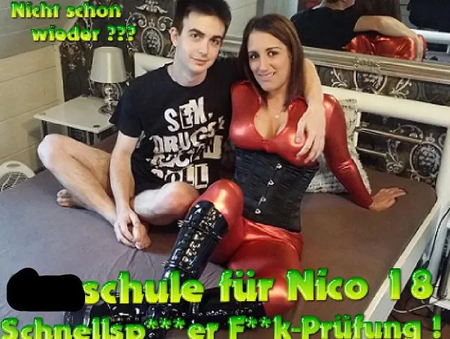 Sexschule für Nico 18 ! Schnellspritzer Fick-Prüfung !!!