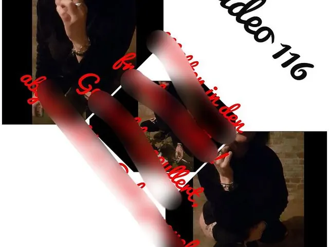 Mitten in den fremden Keller....das Tuch blieb liegen!
