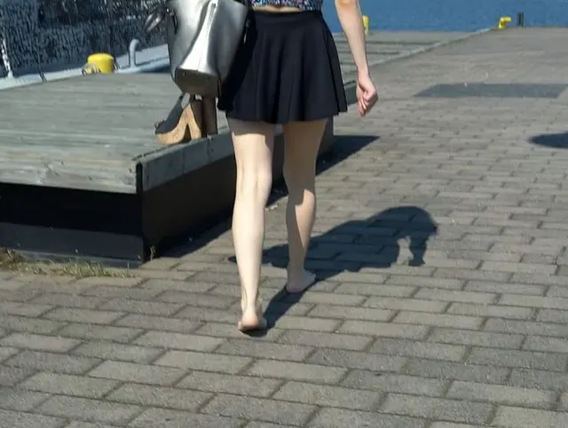 Walking barefeet in public