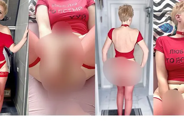 Sexfrau fickt sich mit einem Dildo und ihr Mann schaut zu und wichst